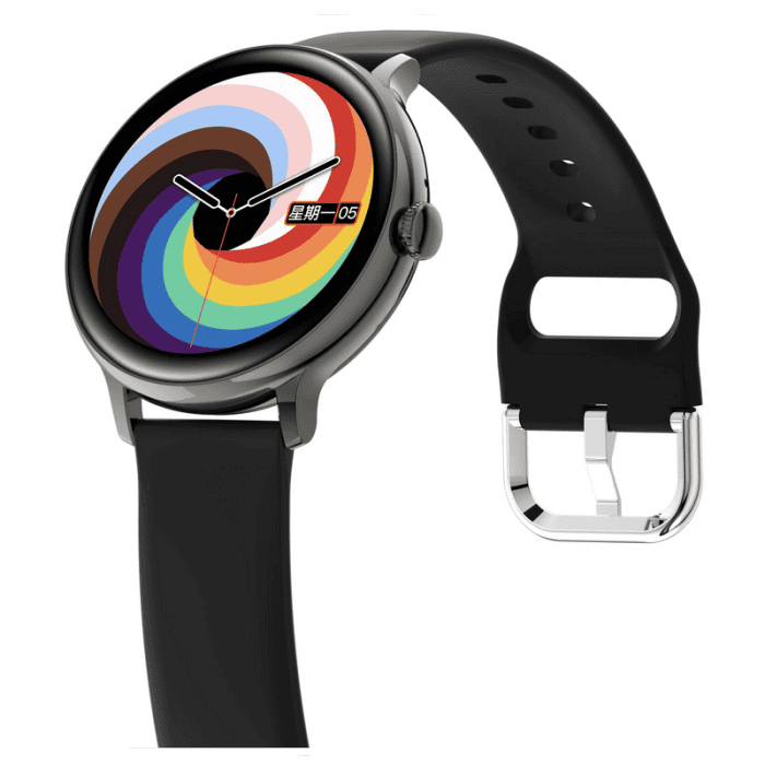 Смарт-годинник Aspor Series Watch 3 чорний з металевим ремінцем фото 4