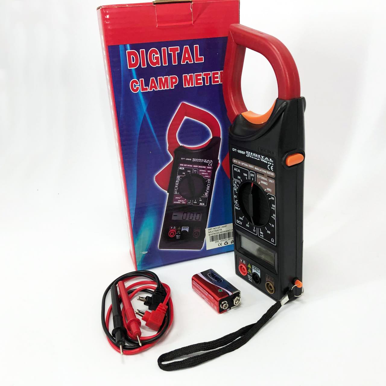 Цифрові струмові кліщі мультиметр DT-266F фото 4