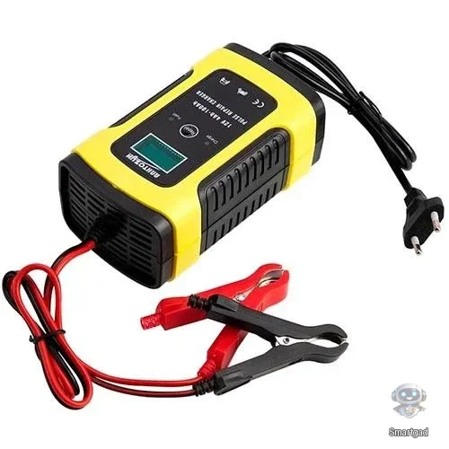 Автоматичний інтелектуальний зарядний пристрій для акумуляторів (12V 6A, LCD-дисплей)