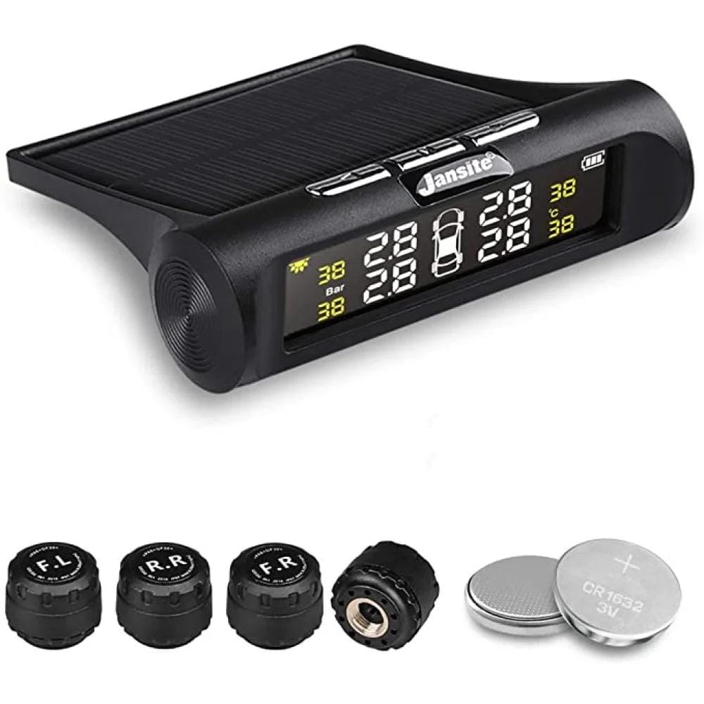 Бездротова система TPMS TY02-W з сонячною панеллю та 4 датчиками