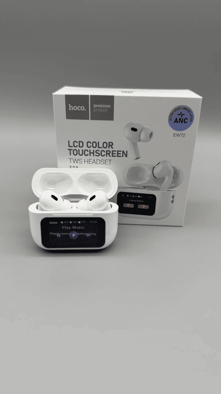 Бездротові навушники HOCO EW72 з ANC та сенсорним LED-дисплеєм фото 8