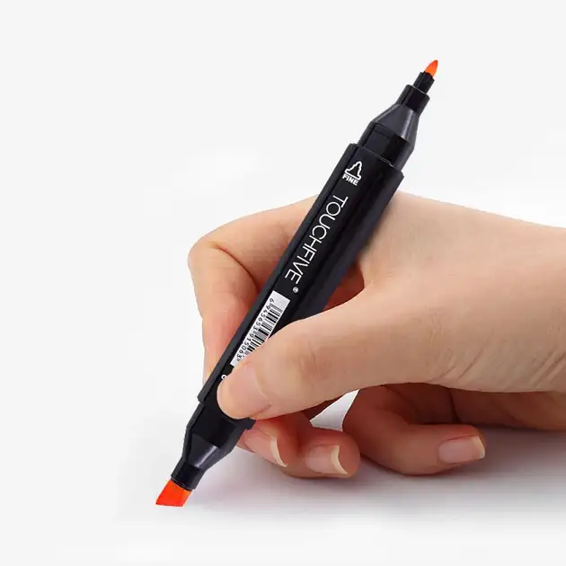 Спиртові скетч-маркери двосторонні в чохлі фото 7