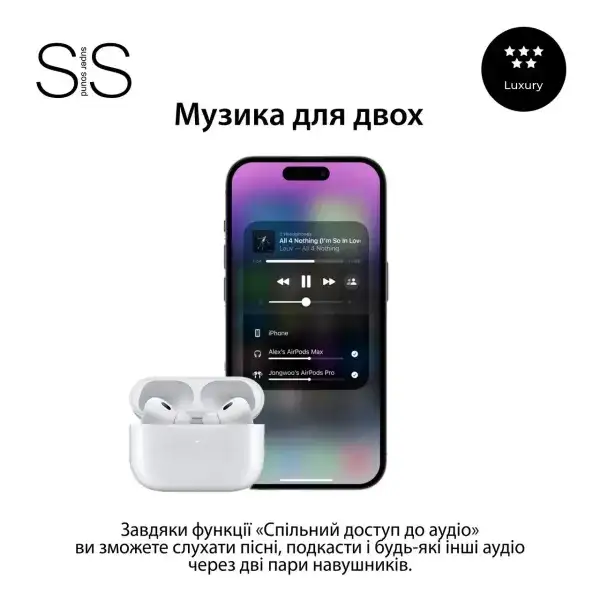 Бездротові Bluetooth-навушники SmartX Pro 2 Luxury вакуумні з шумозаглушенням фото 7