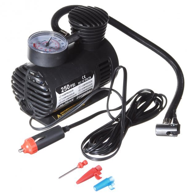 Автомобільний компресор Air Pump Ji030 12V з манометром 300 PSI фото 15