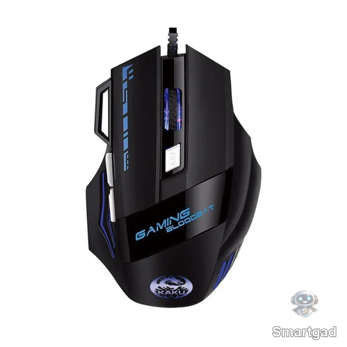 Ігрова миша Kakusiga KSC-568, USB, 7 кнопок, RGB-підсвічування, чорна