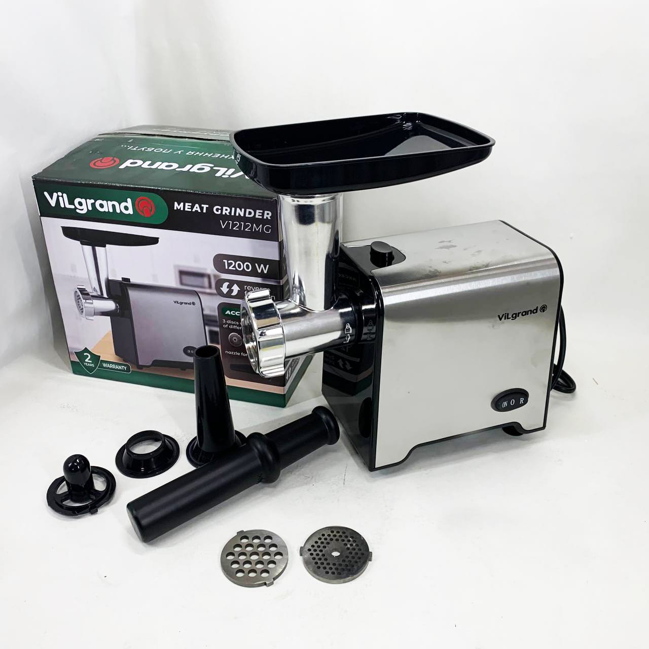 М'ясорубка електрична VILGRAND V1212MG фото 3