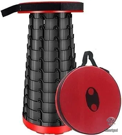 Складний телескопічний туристичний стілець 47 см Telescopic Stool для пікніка та риболовлі