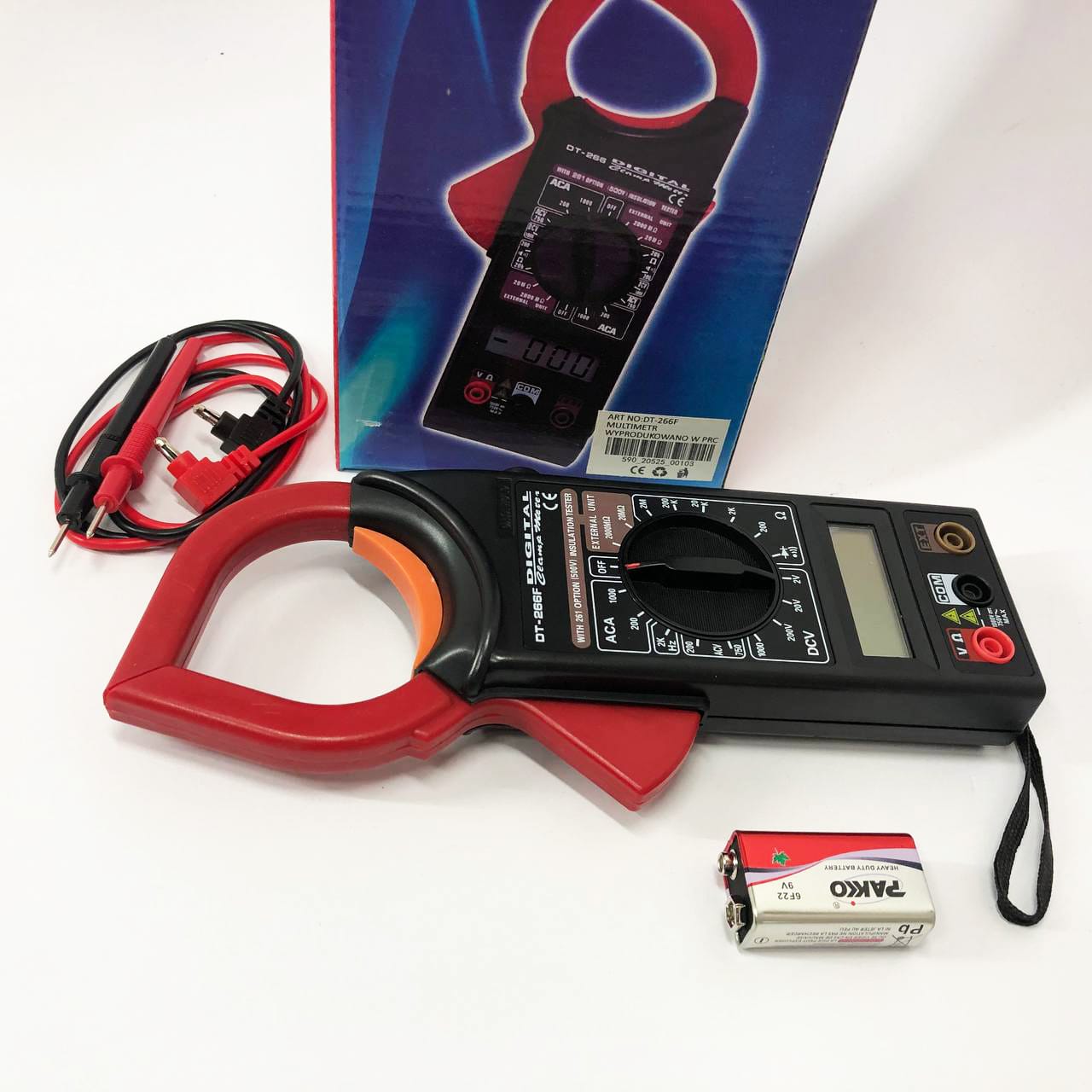 Цифрові струмові кліщі мультиметр DT-266F