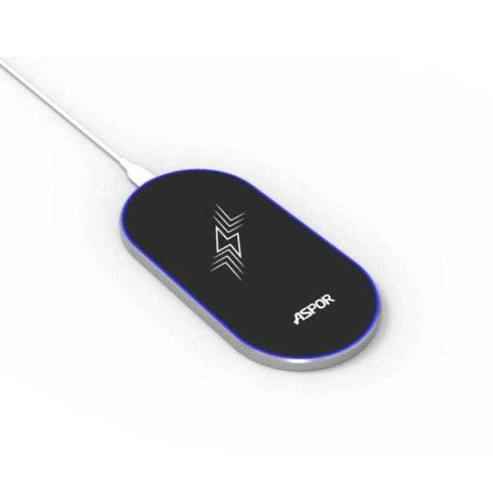 Бездротовий зарядний пристрій Aspor A522 Wireless Charger 10W чорний фото 4