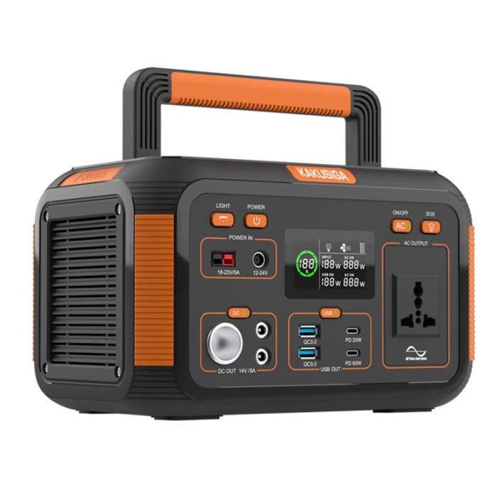 Міні-портативна зарядна станція Kakusiga KSC-1077 300W 269.36Wh чорна фото 3