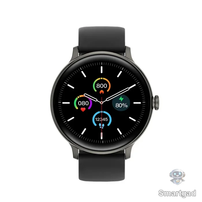 Смарт-годинник Aspor Series Watch 3 чорний з металевим ремінцем