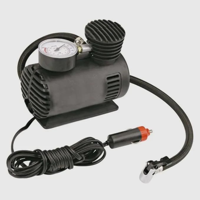 Автомобільний компресор Air Pump Ji030 12V з манометром 300 PSI фото 4