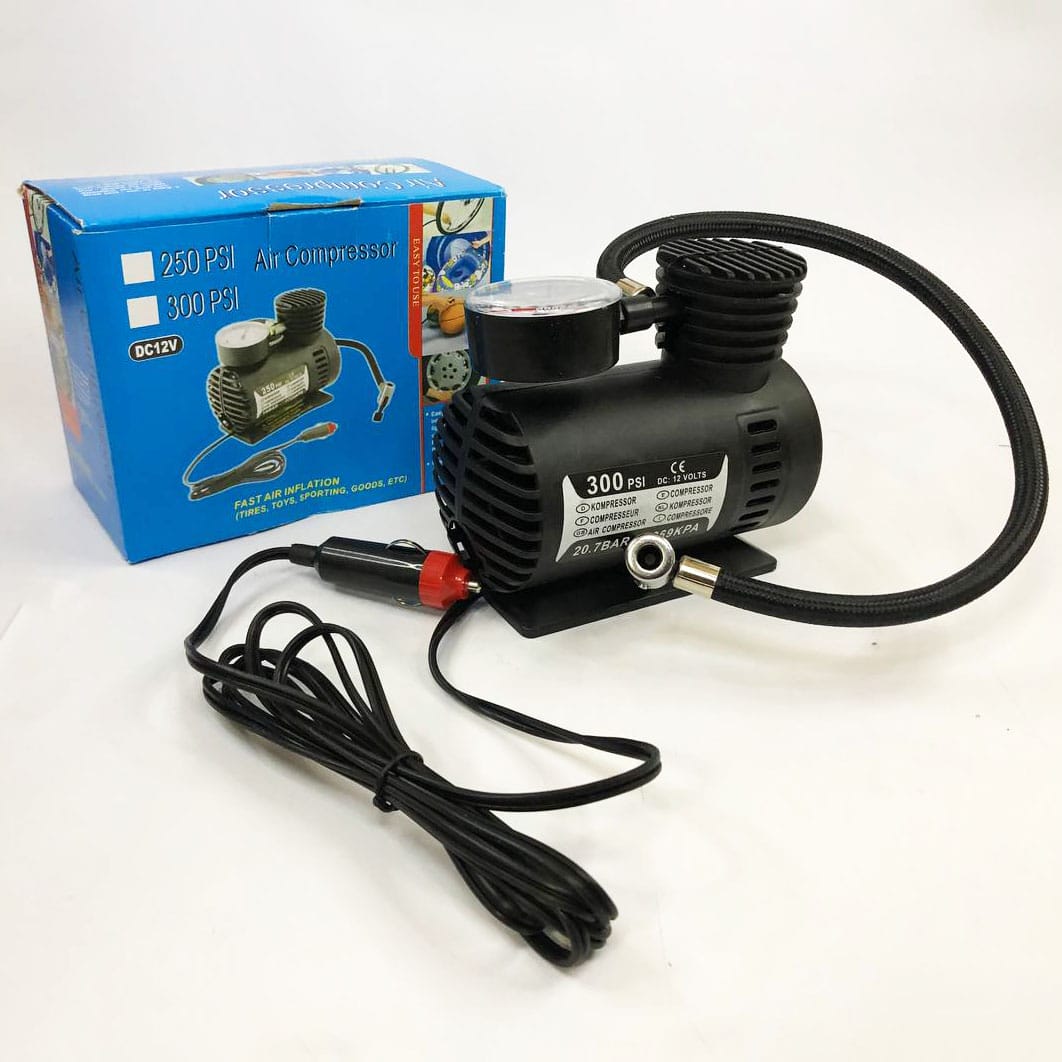 Автомобільний компресор Air Pump Ji030 12V з манометром 300 PSI фото 6