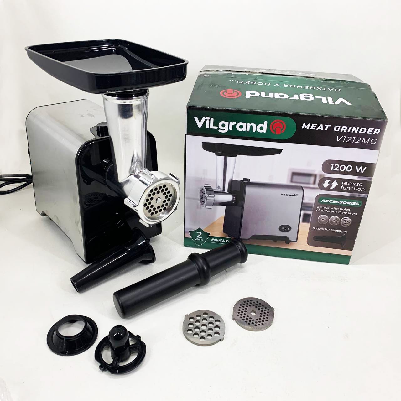 М'ясорубка електрична VILGRAND V1212MG фото 10