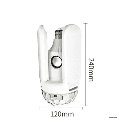 Дисколампа LED RGB з Bluetooth та цоколем E27 для вечірок фото 3