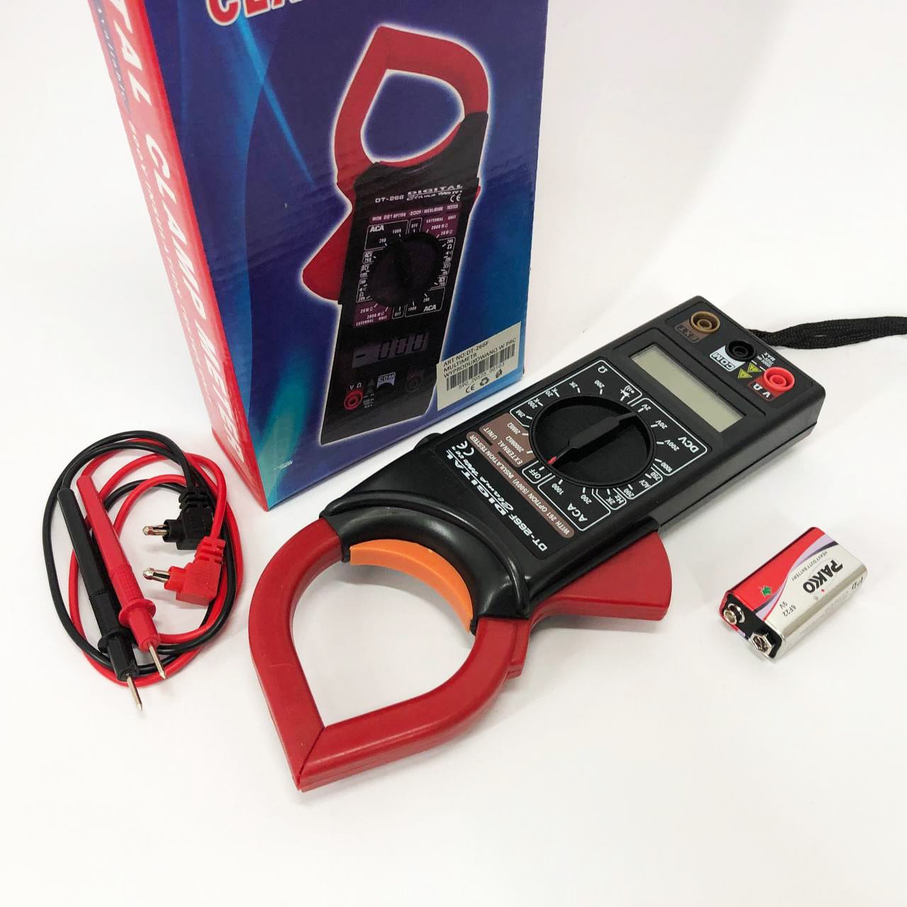 Цифрові струмові кліщі мультиметр DT-266F фото 6