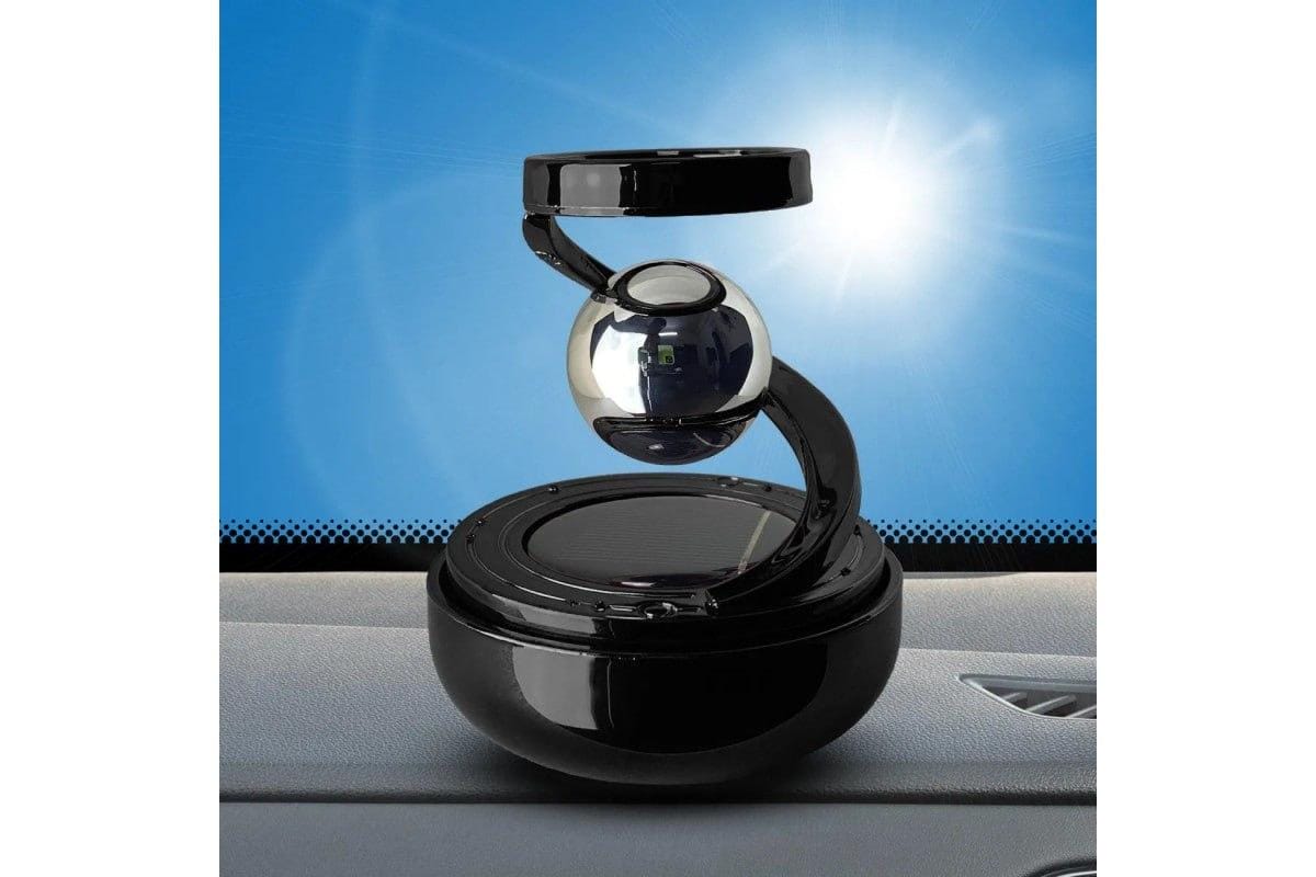 Автомобільний освіжувач повітря на сонячній енергії 360° чорний фото 6