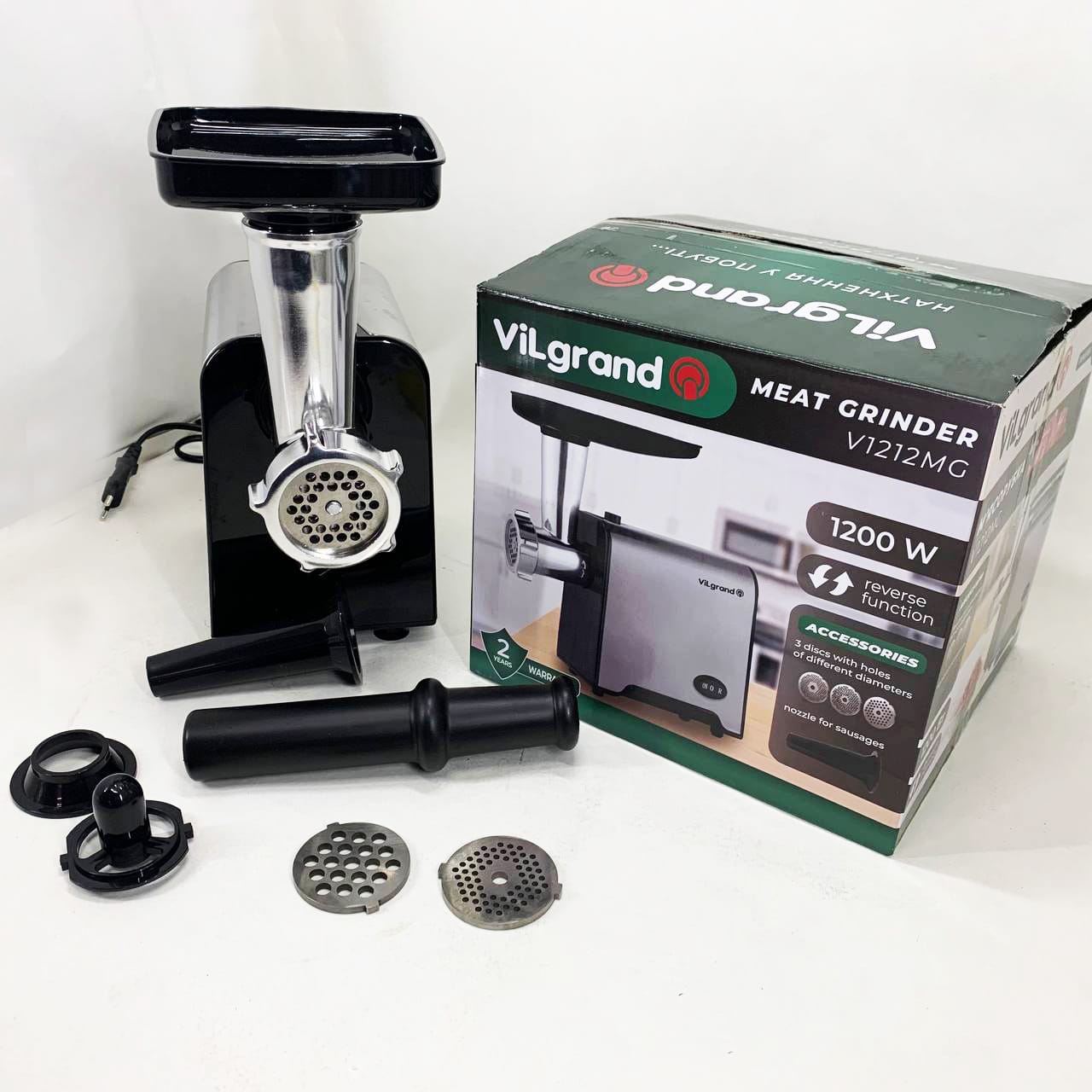 М'ясорубка електрична VILGRAND V1212MG фото 7