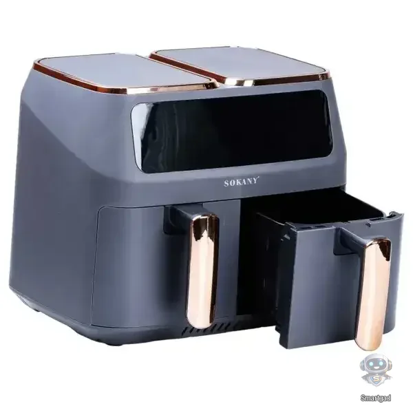 Аерогриль-фритюрниця SOKANY SK-ZG-8030 2800W 8L з 2 контейнерами