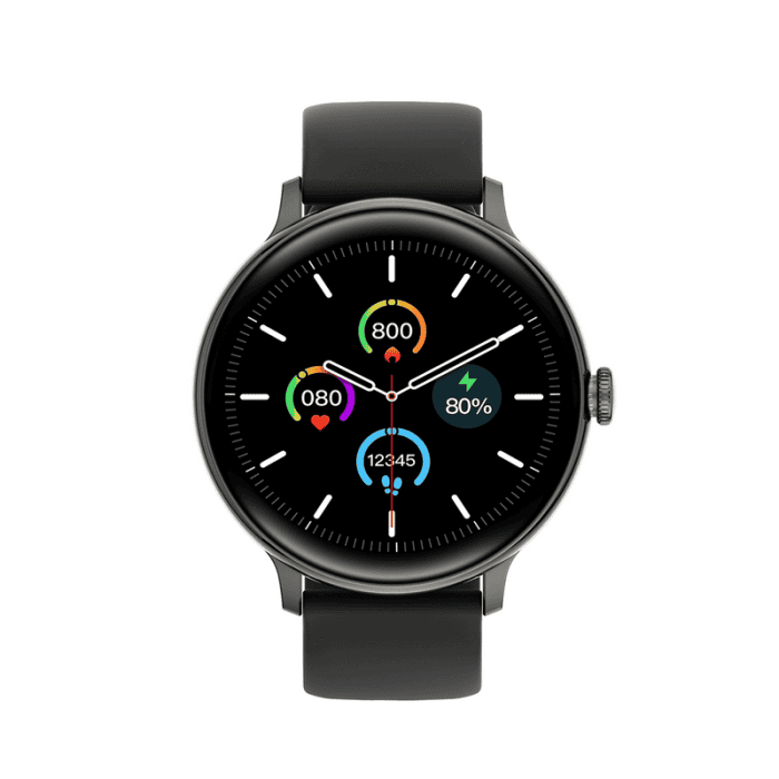 Смарт-годинник Aspor Series Watch 3 чорний з металевим ремінцем