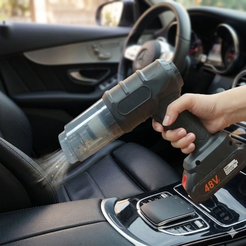 Автомобільний акумуляторний пилосос Dust Collector Maxtop 9997, 1 акумулятор, чорний