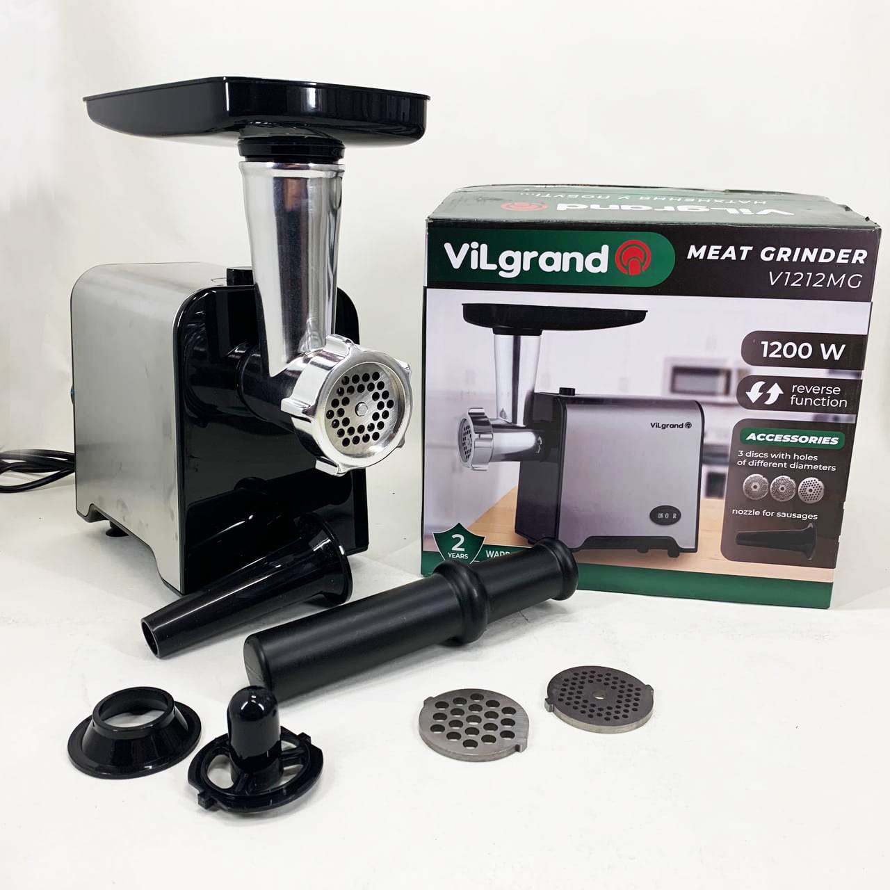 М'ясорубка електрична VILGRAND V1212MG фото 6