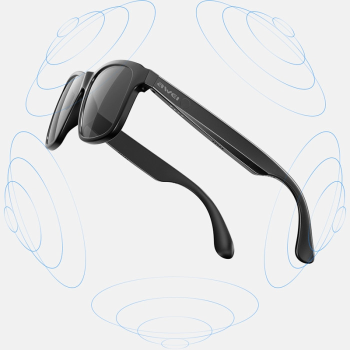 Розумні аудіо-окуляри Awei GL1 Bluetooth 5.4 чорні