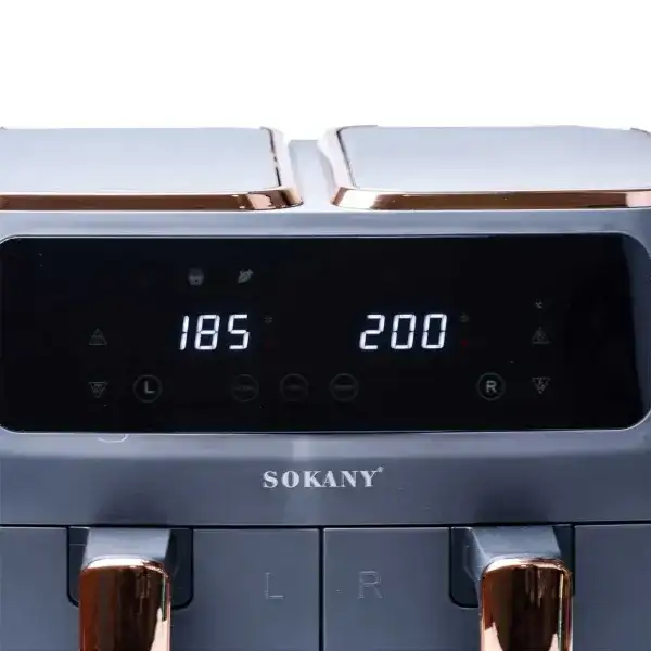 Аерогриль-фритюрниця SOKANY SK-ZG-8030 2800W 8L з 2 контейнерами фото 2