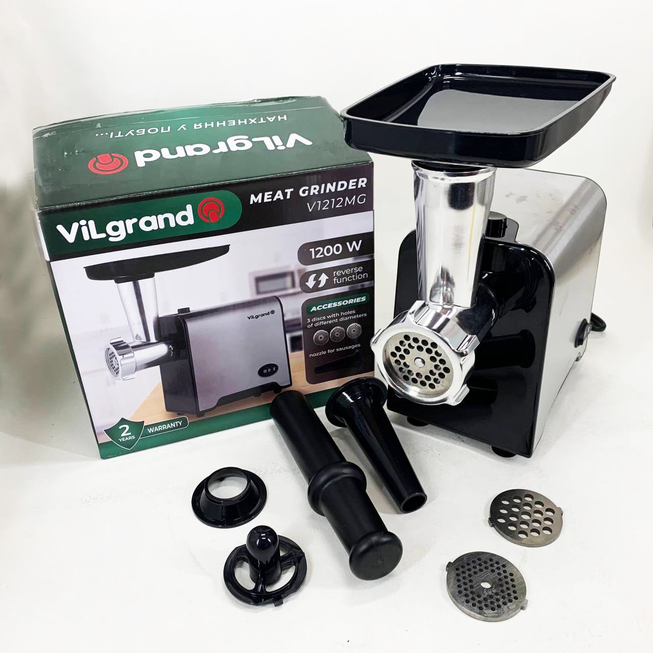 М'ясорубка електрична VILGRAND V1212MG фото 5