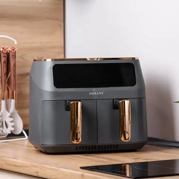 Аерогриль-фритюрниця SOKANY SK-ZG-8030 2800W 8L з 2 контейнерами фото 3