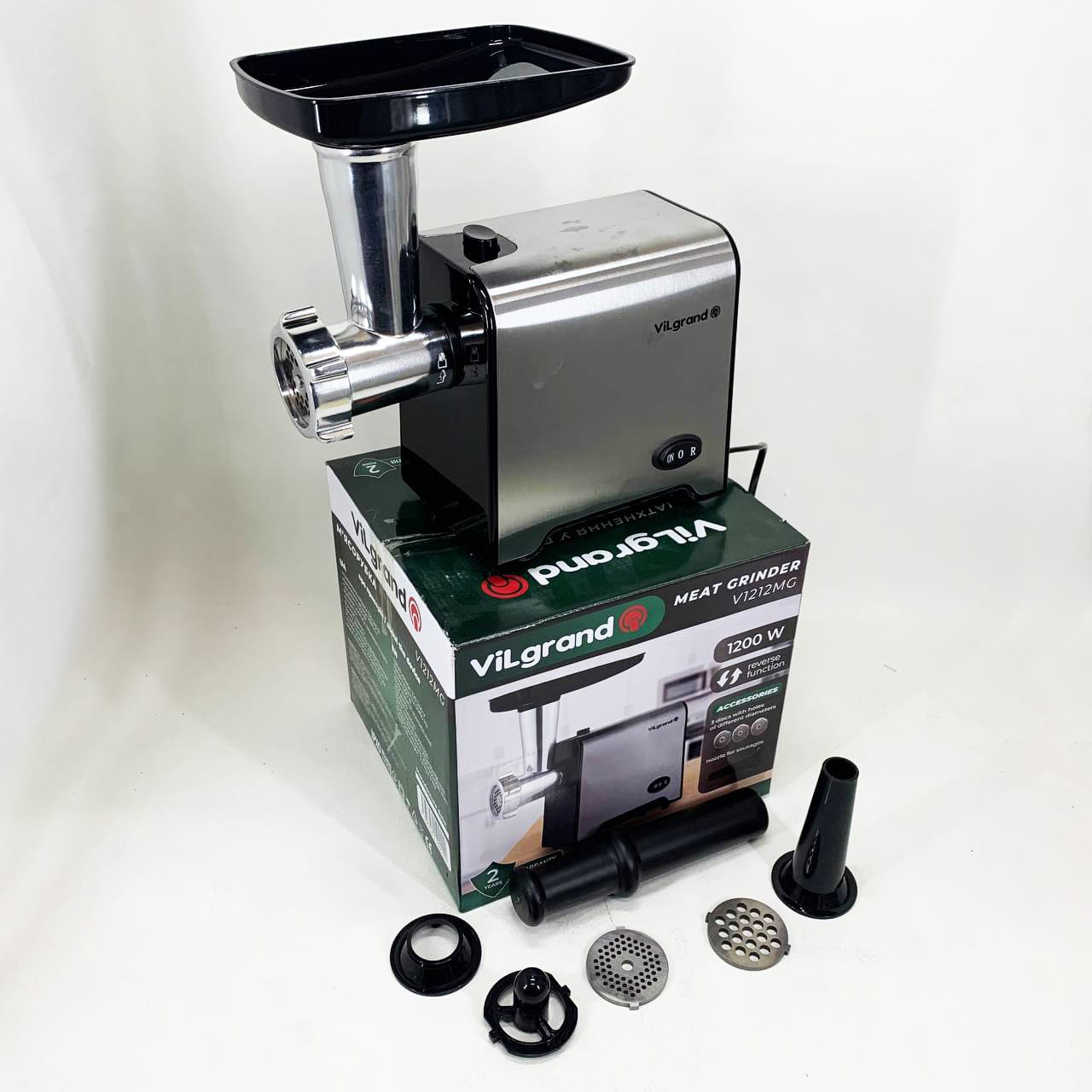 М'ясорубка електрична VILGRAND V1212MG фото 4