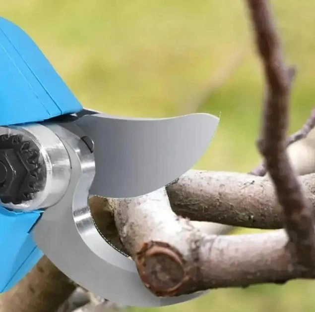 Акумуляторний електричний секатор 24V з 2 акумуляторами фото 5