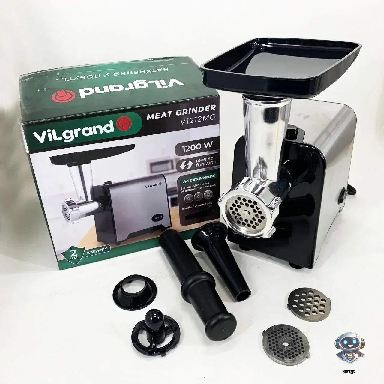 М'ясорубка електрична VILGRAND V1212MG