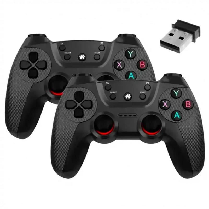 Бездротові джойстики XO GP4, 2 шт / Пара ігрових геймпадів, чорний