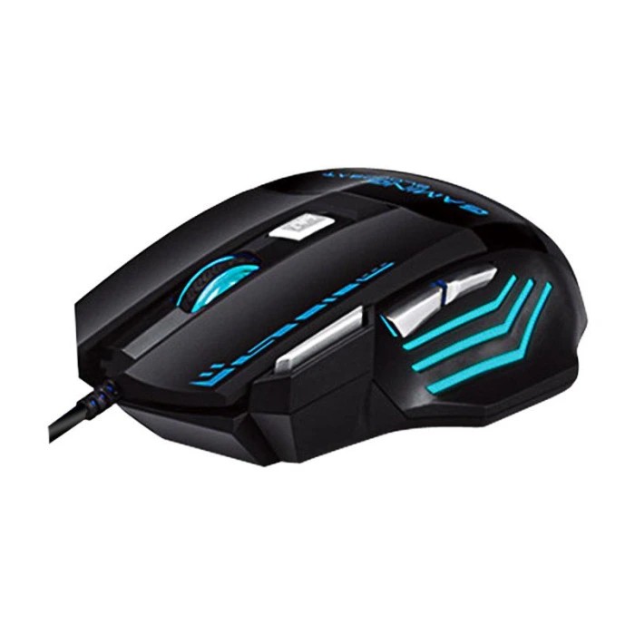 Ігрова миша Kakusiga KSC-568, USB, 7 кнопок, RGB-підсвічування, чорна