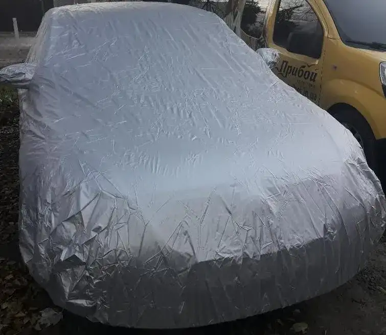 Захисний чохол на автомобіль для седана водонепроникний фото 3