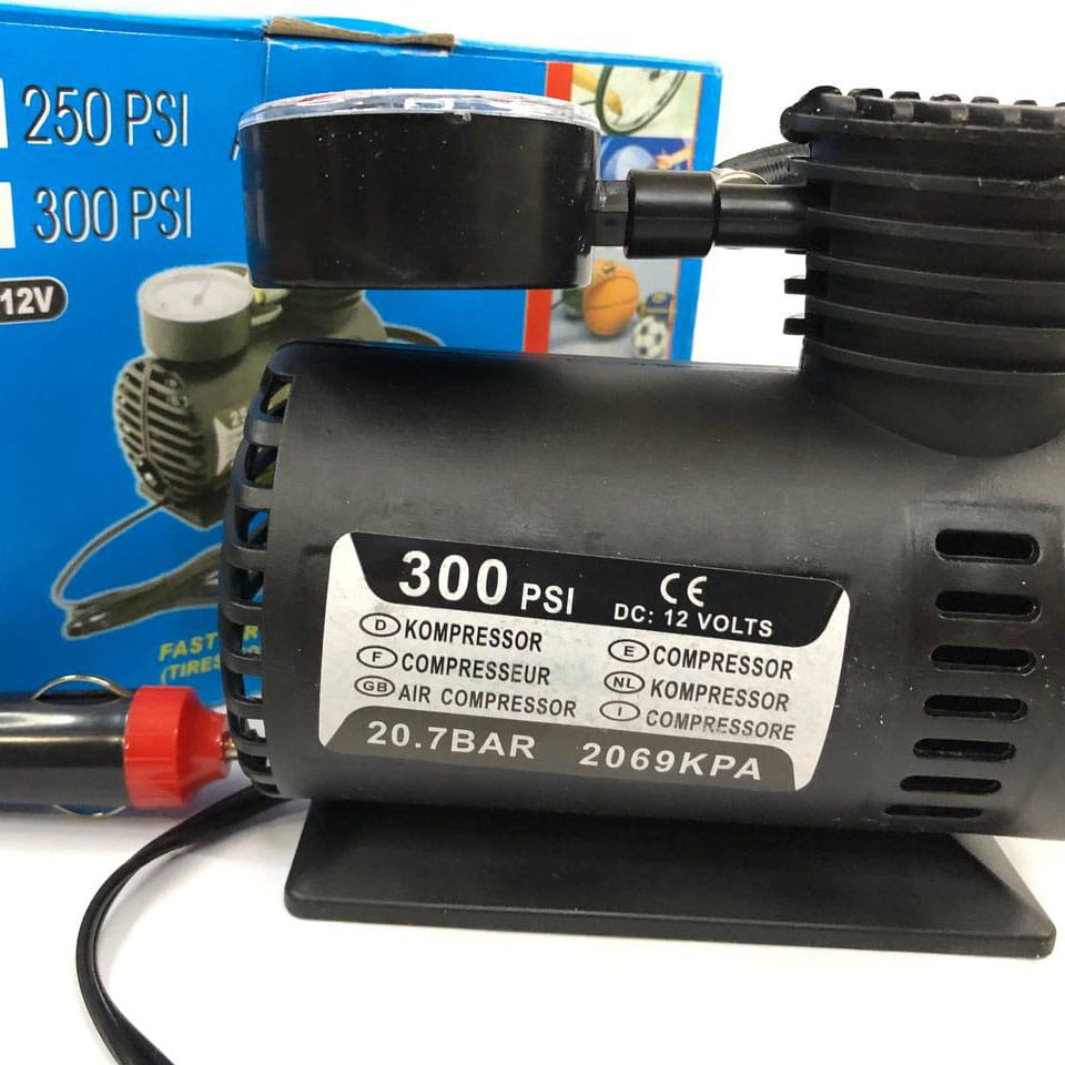 Автомобільний компресор Air Pump Ji030 12V з манометром 300 PSI фото 11