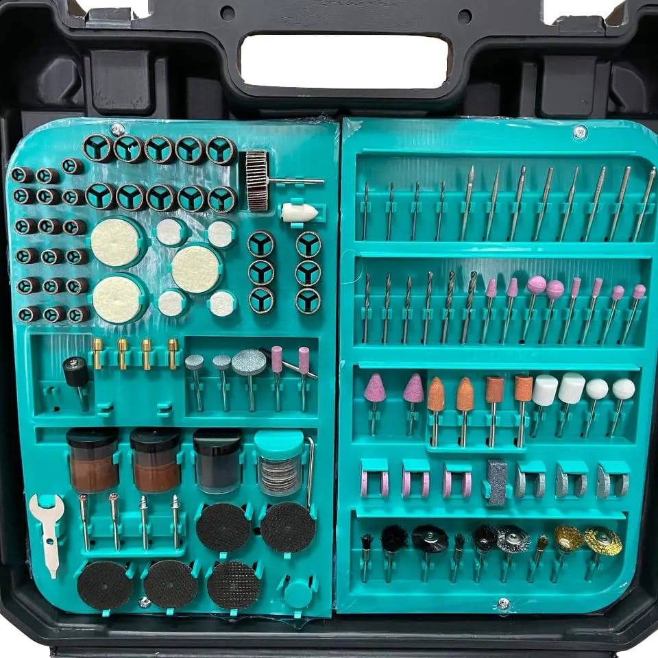 Набір електричних граверів 2в1 240W + Mini 12V з 236 насадками фото 7