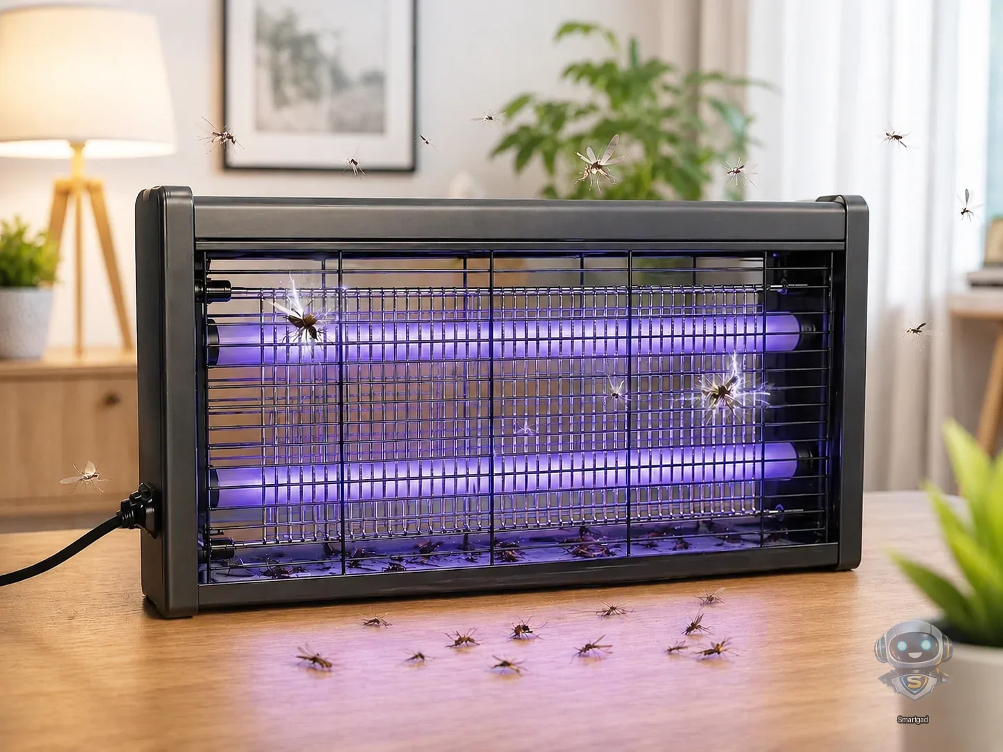 Пастка для комах Mosquito Killer Lamp AZ-969, LED УФ лампа-знищувач комарів 30W