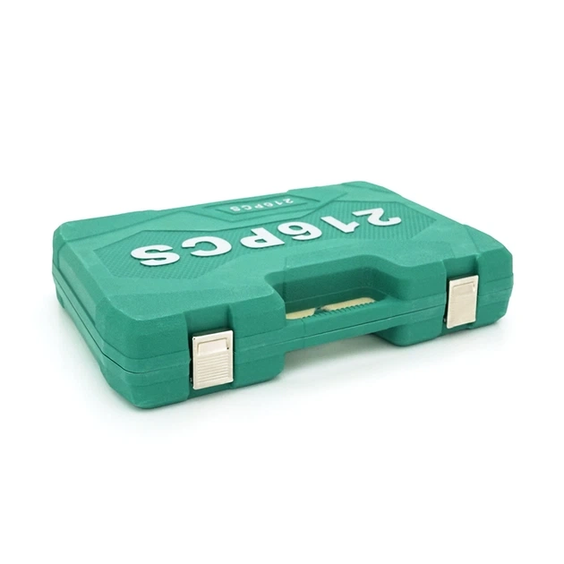 Автомобільний набір інструментів у кейсі 216 предметів фото 3