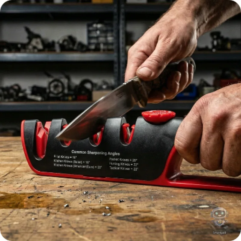 Універсальна точилка для ножів та сокир Intertool Storm HT-0553 з керамічними дисками