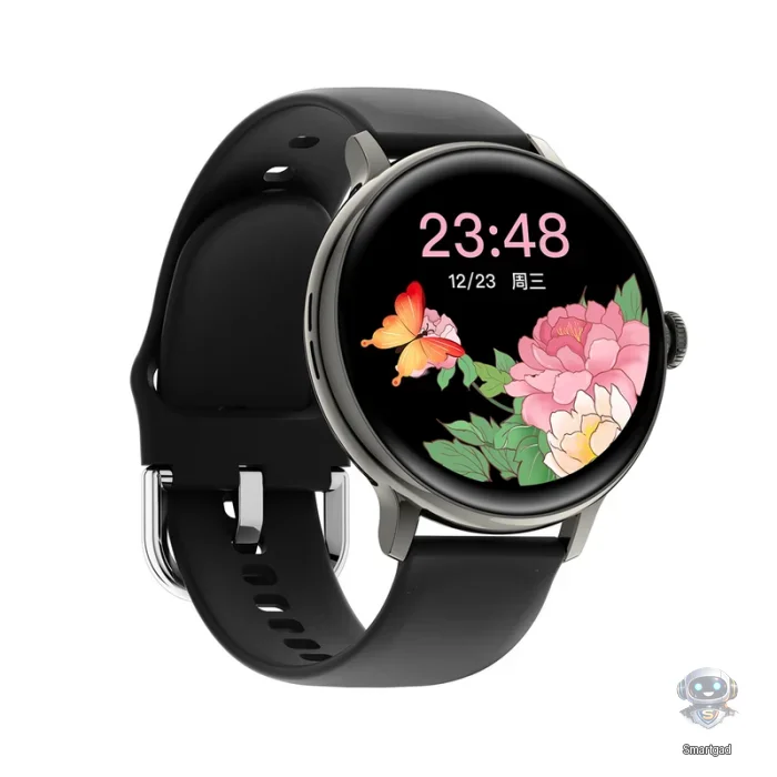Смарт-годинник Aspor Series Watch 3 чорний з металевим ремінцем
