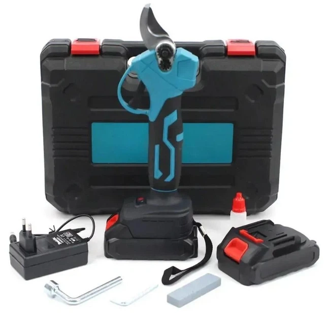 Акумуляторний електричний секатор 24V з 2 акумуляторами