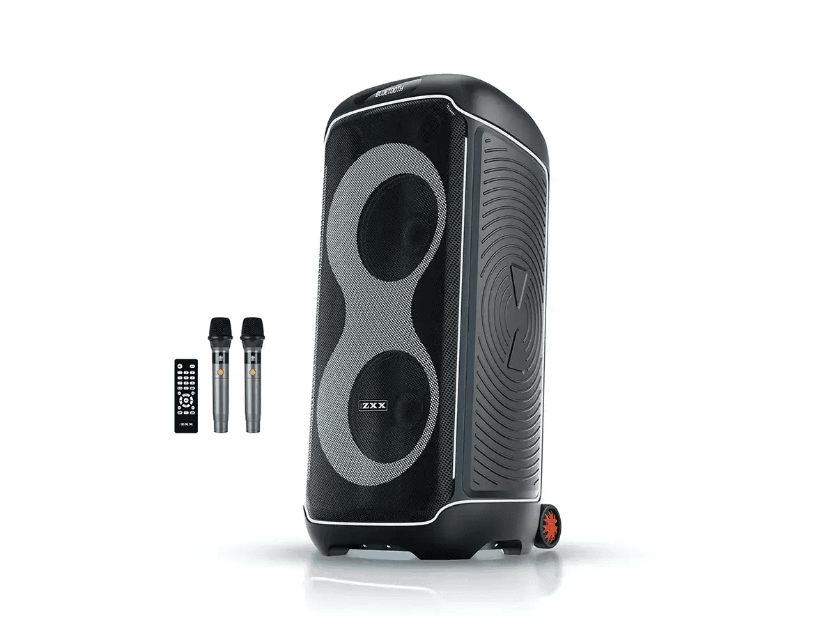 Акустична переносна колонка ZXX-8830 80Вт 2×10